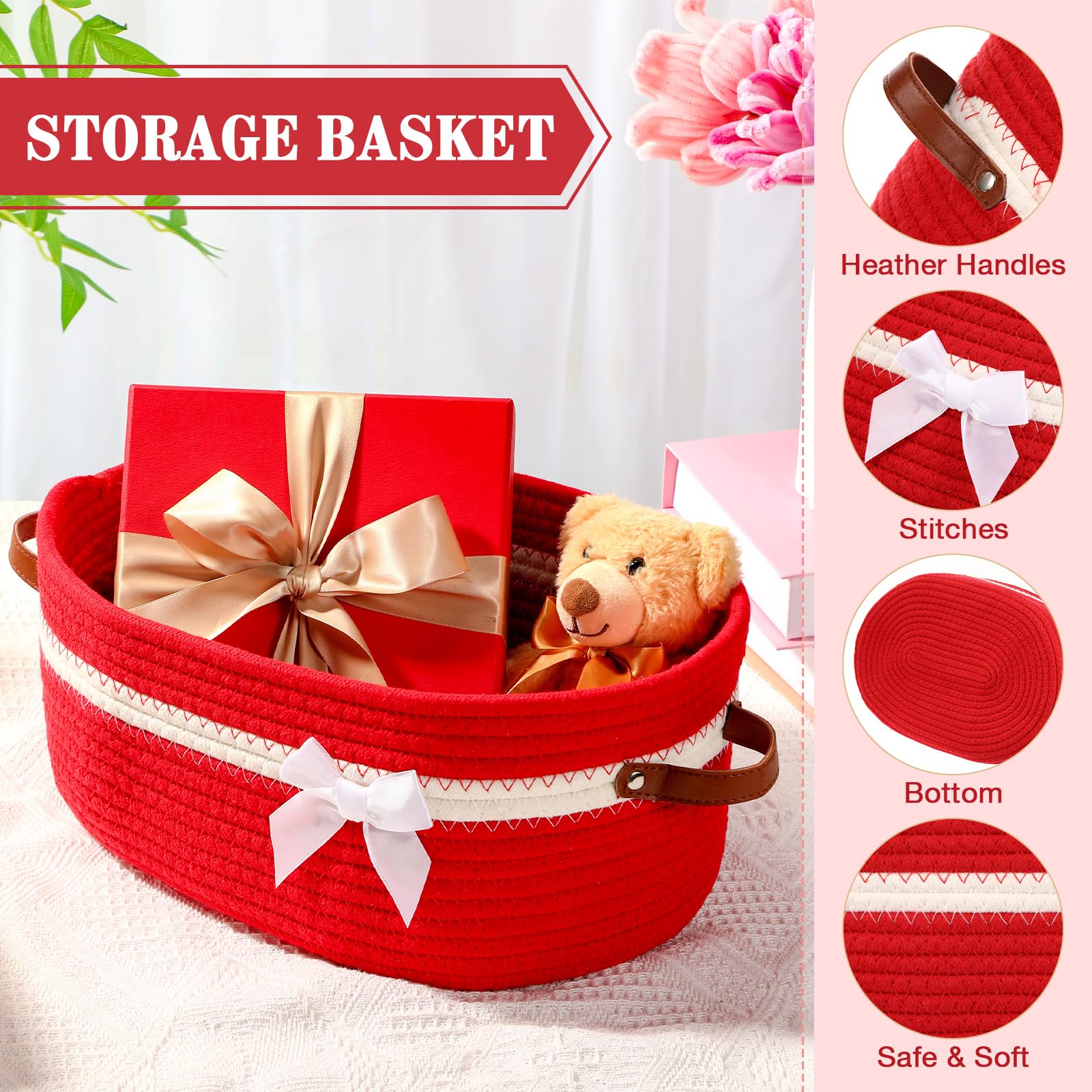 Colingmill decorative chest box in red, perfect for stylish gift displays.