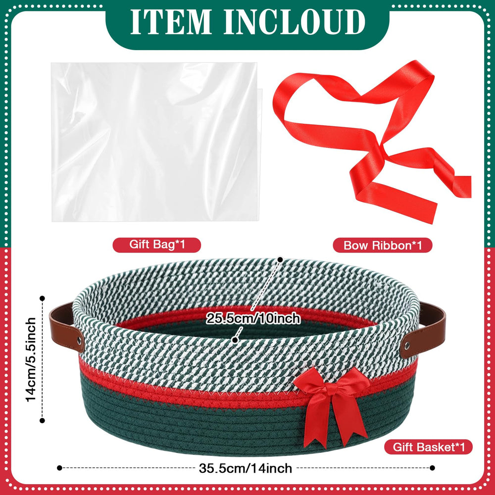 Colingmill Valentine basket with ribbon and wrap, ready for polished gifting
