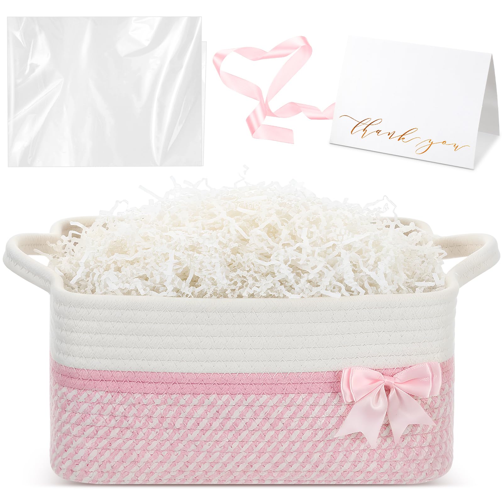 Colingmill woven cotton rope basket showcases durable, reusable design.