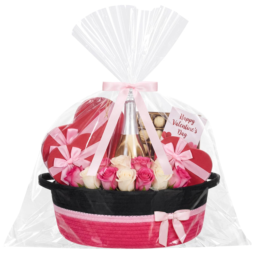 Colingmill gift basket empty with bow ready for gifting and display