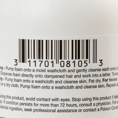 Coloplast Bedside Care Foam rinse-ready foam prepares skin for a clean rinse.