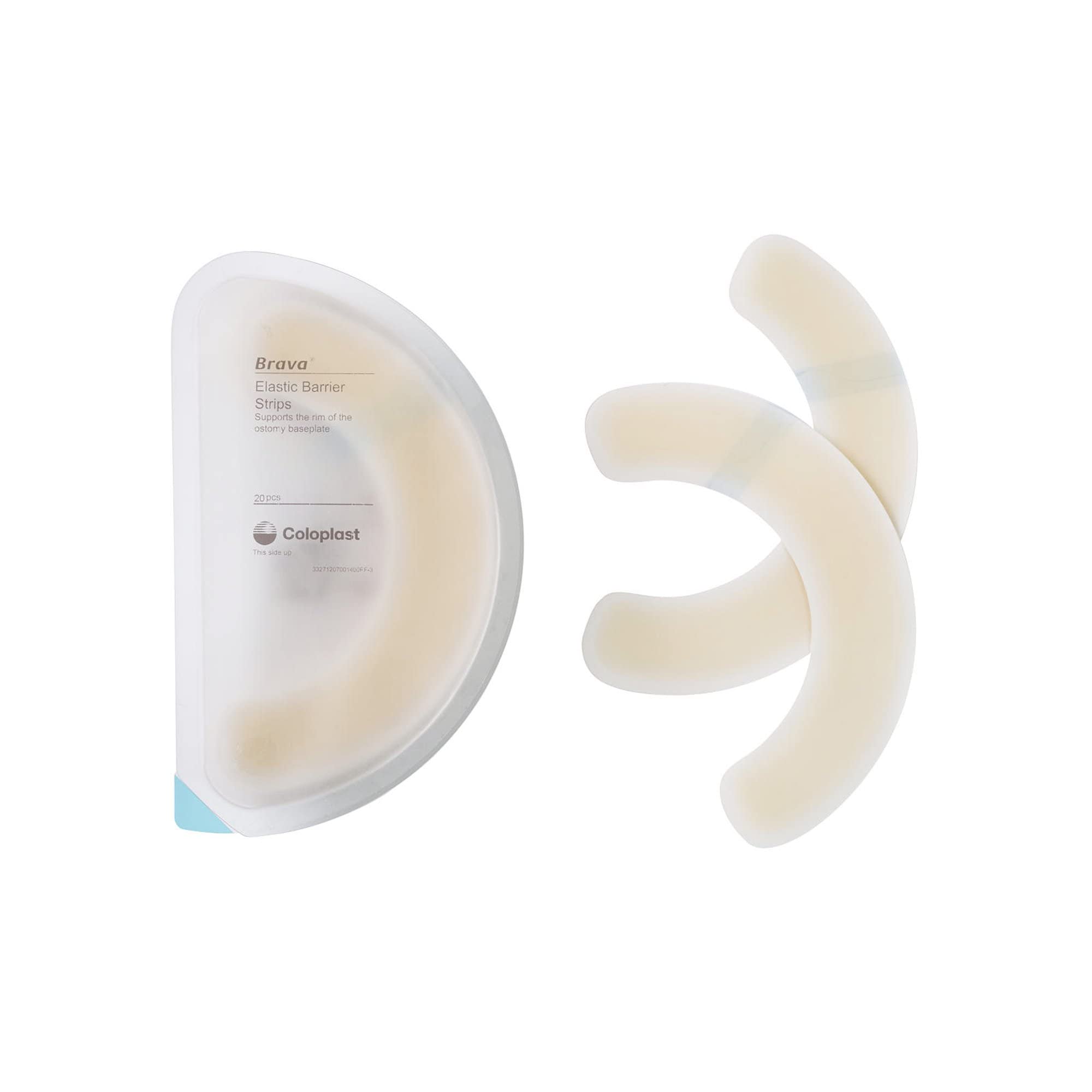 Coloplast Brava 120700 strips support use of one or two for added security