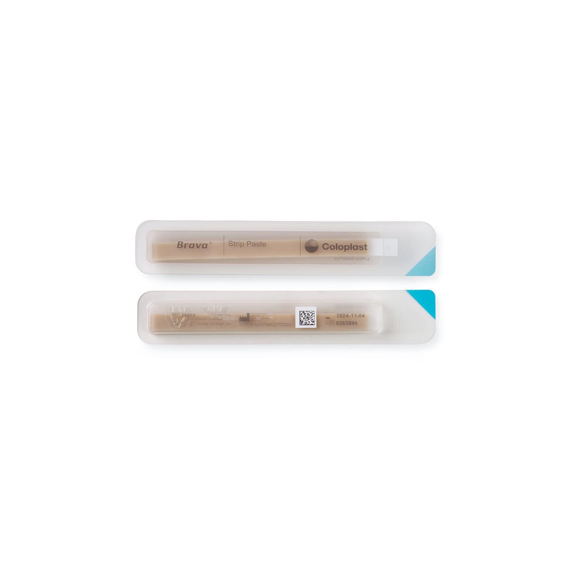 Coloplast Brava barrier paste promotes longer wear between changes.