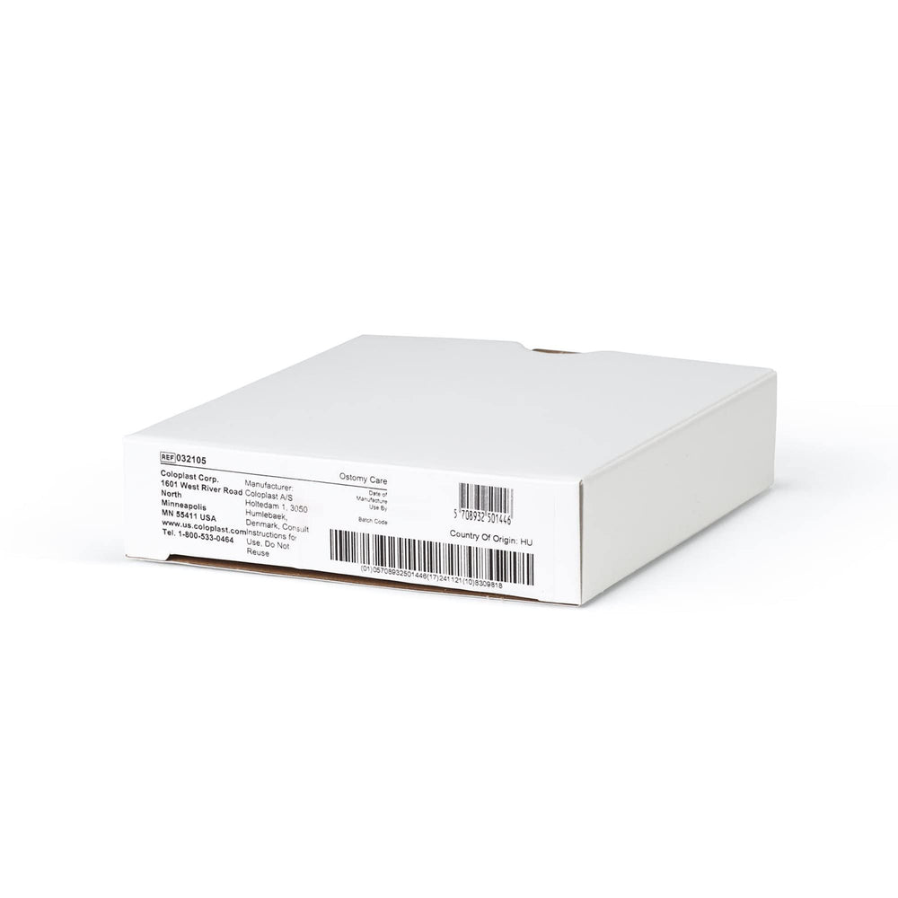 Coloplast Brava hydrocolloid barrier protects peristomal skin.