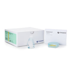 Coloplast Conveen Optima PSX box of 30, discreet all-day external catheter option.