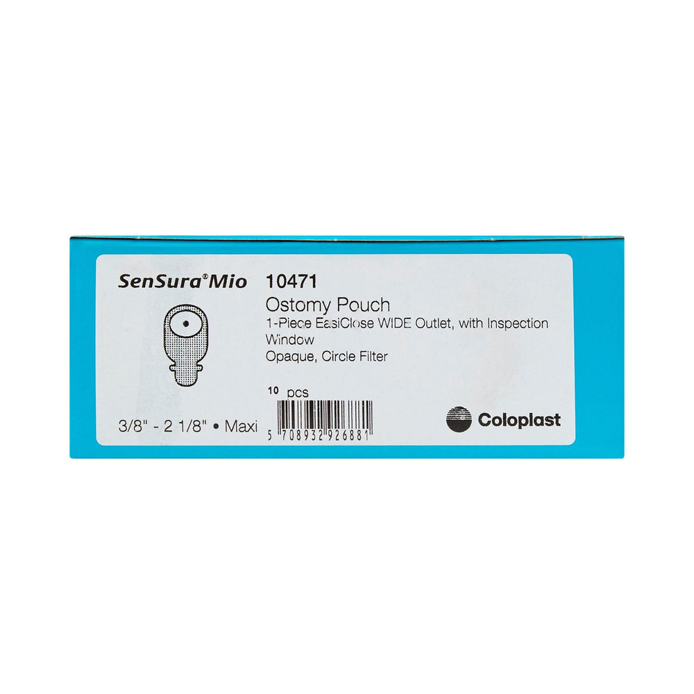Coloplast Mio full-circle filter helps reduce ballooning while staying discreet.