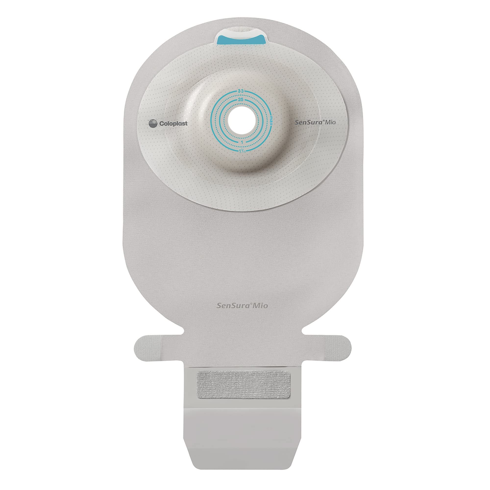 Coloplast SenSura Mio Convex filtered ostomy pouch with 11-inch length for secure, drainable ostomy care