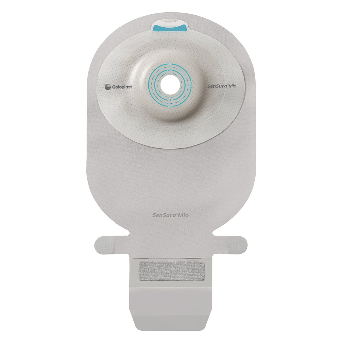 Coloplast SenSura Mio Convex filtered ostomy pouch with 11-inch length for secure, drainable ostomy care