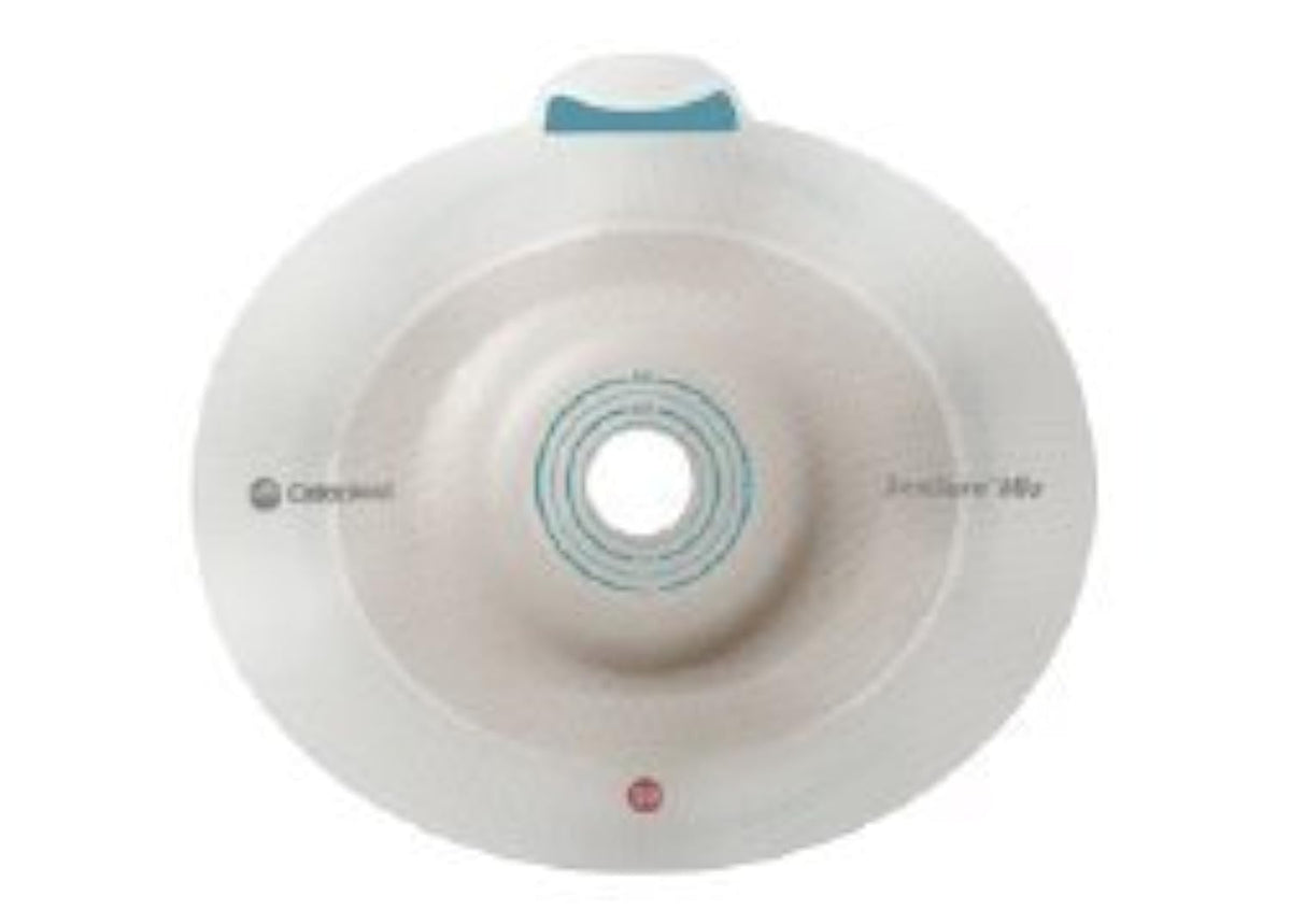 Coloplast SenSura Mio convex trim to fit ostomy barrier with 50 mm flange for secure, customizable fit.