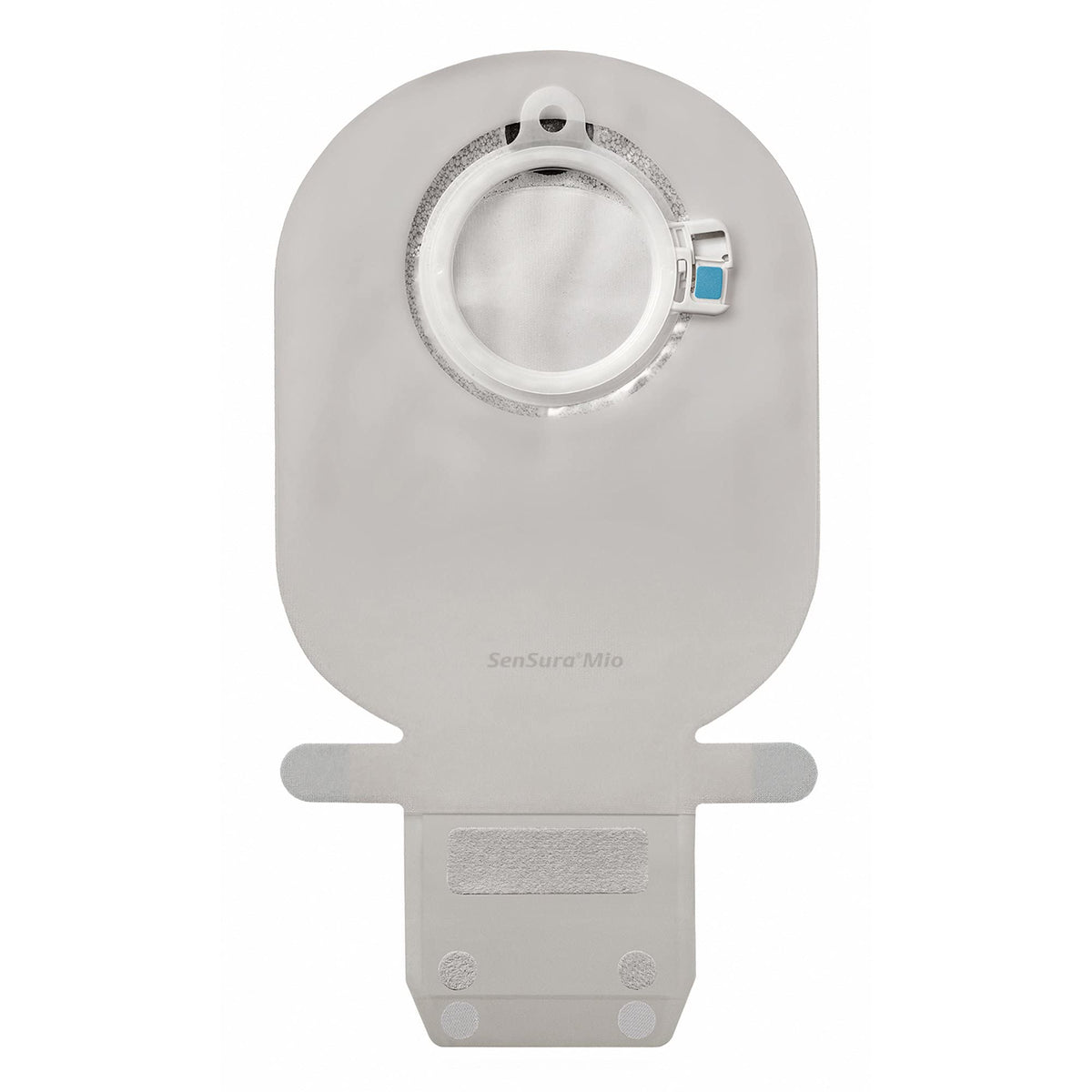 Coloplast SenSura Mio drainable click assembly for secure, easy pouch changes.
