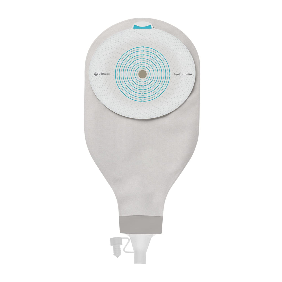Coloplast SenSura Mio ostomy pouch with transparent cut-to-fit design for easy inspection