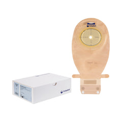 Coloplast SenSura Xpro drainable pouch shown at full 11.5 inch length for extended wear