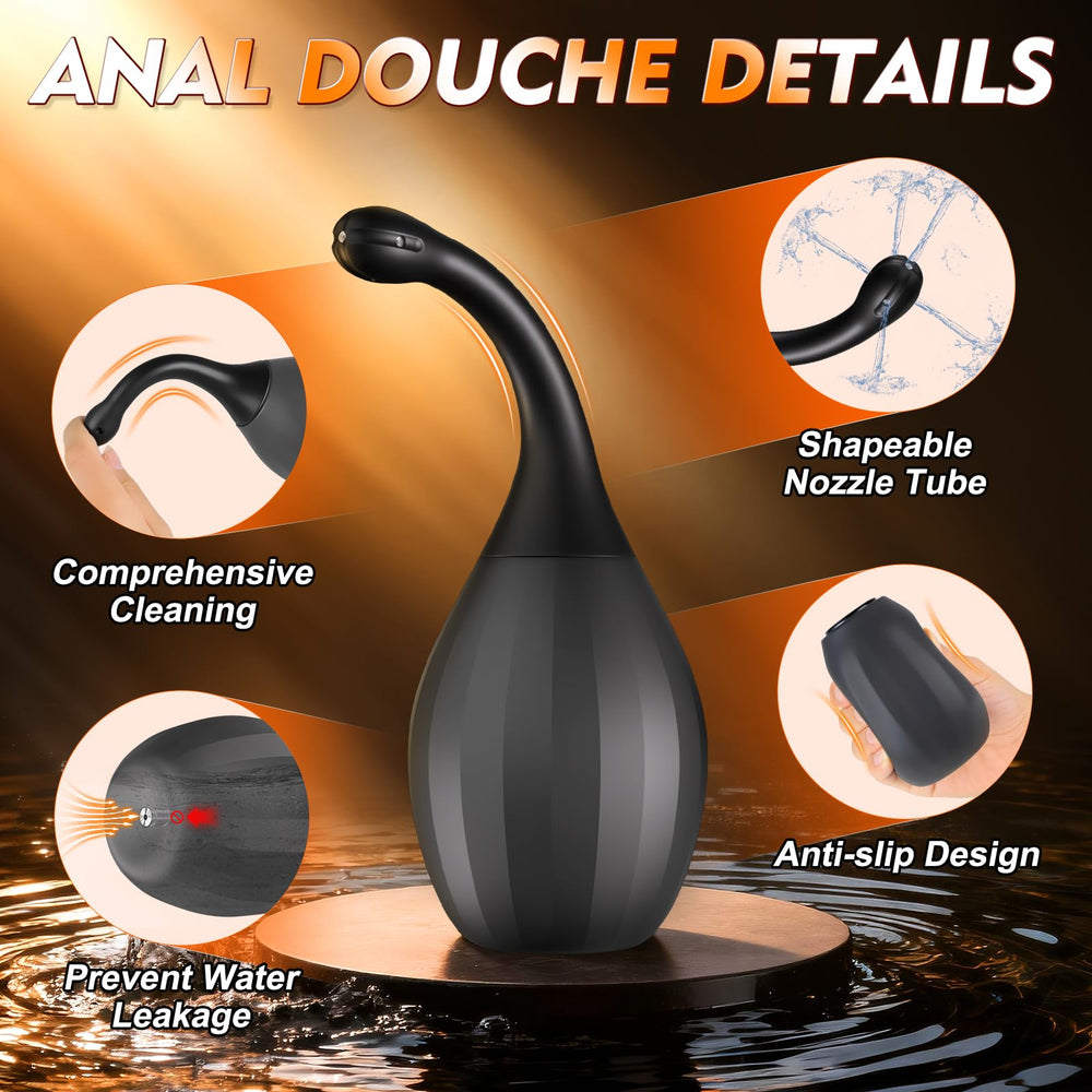 ColorfulParadise bendable nozzle enables adjustable angles for comfortable use
