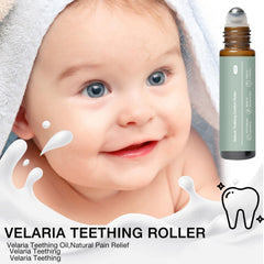 COLOTTE teething roller with chamomile oil provides calming relief