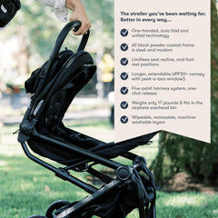 Colugo Compact Stroller+ lightweight 16 lb design for effortless lifting