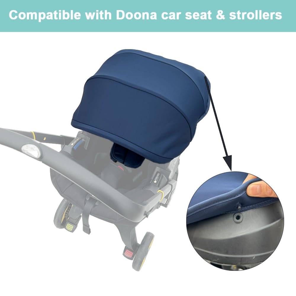 Colukii bright blue canopy designs add style and protection on walks