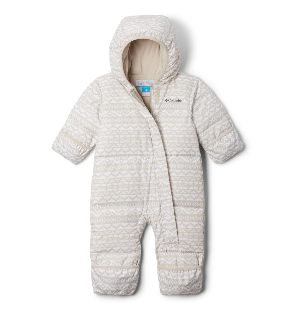 Columbia Baby Snuggly Bunny II bunting fold-over cuffs keep hands warm.