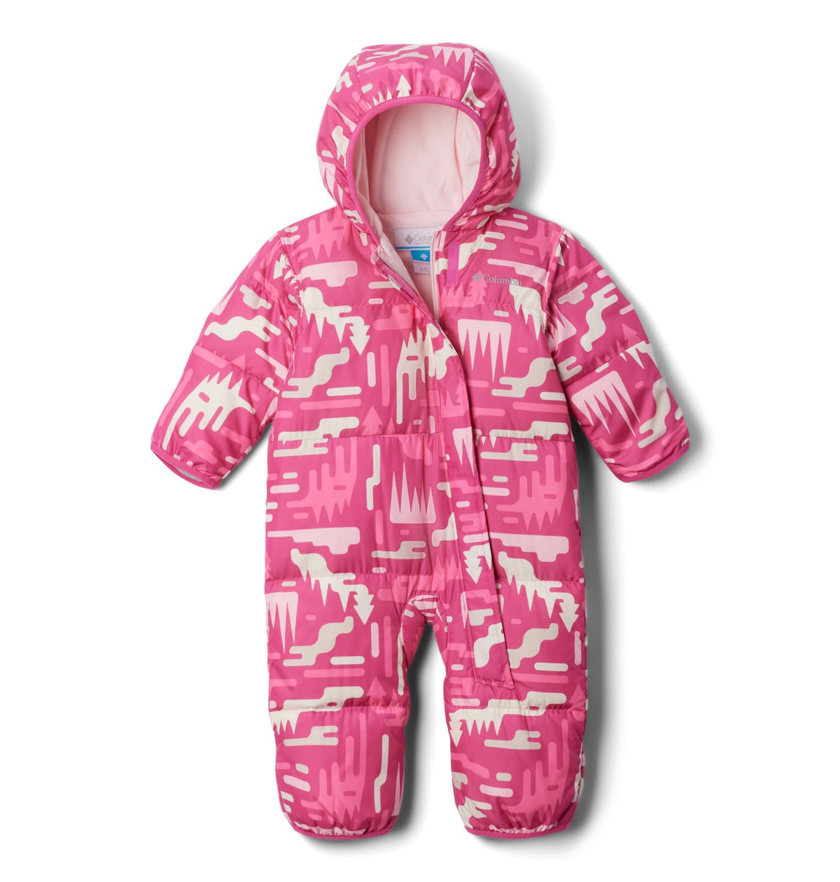 Columbia Baby Snuggly Bunny II Bunting full view in pink for chilly strolls