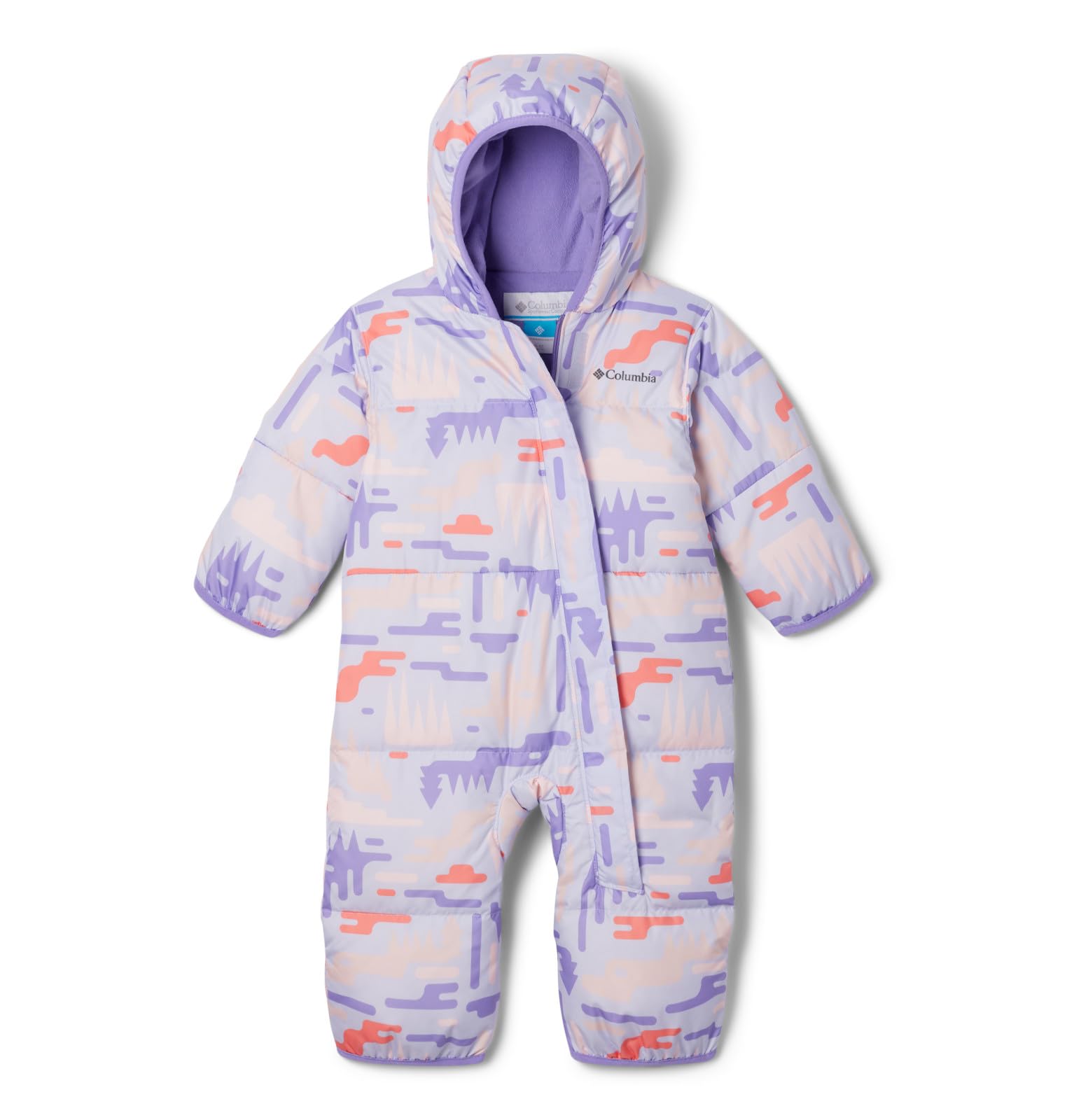Columbia Baby Snuggly Bunny II bunting front view showing warmth and coverage