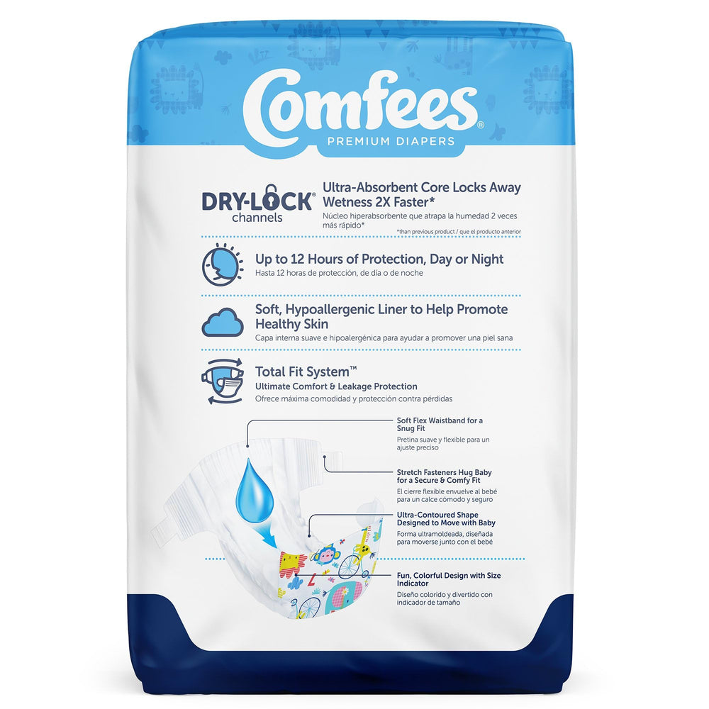 Comfees CMF7 stretchy-tab-closure provides secure fit during play and movement