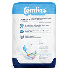 Comfees CMF7 stretchy-tab-closure provides secure fit during play and movement