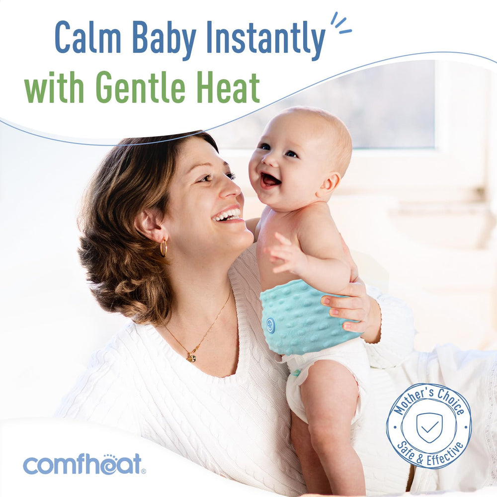 Comfheat safe soft materials ensure skin-friendly warmth for babies.
