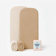 Comforista bassinet sheets fit oval and rectangular mattresses for a secure sleep surface