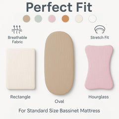 Comforista muslin sheets with soft touch for newborn comfort