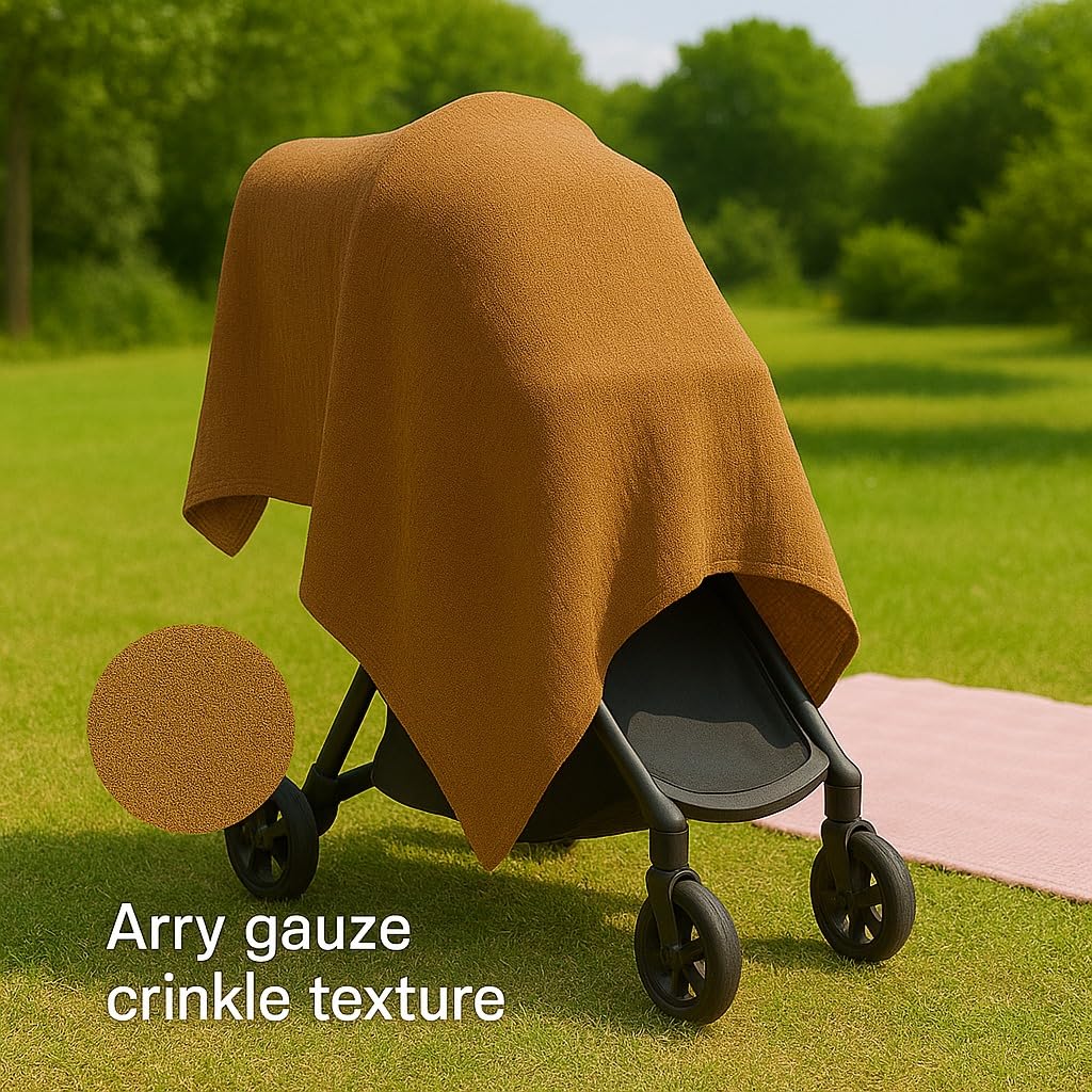 Oversized 40x40 inch swaddle for versatile wrapping.