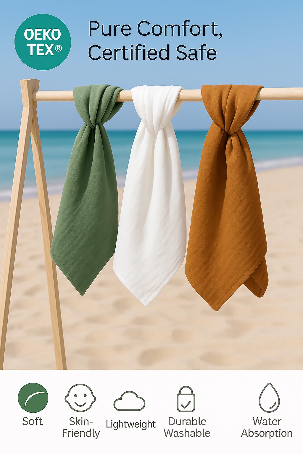 Safe, baby-friendly design supports calm rest and easy nursing.
