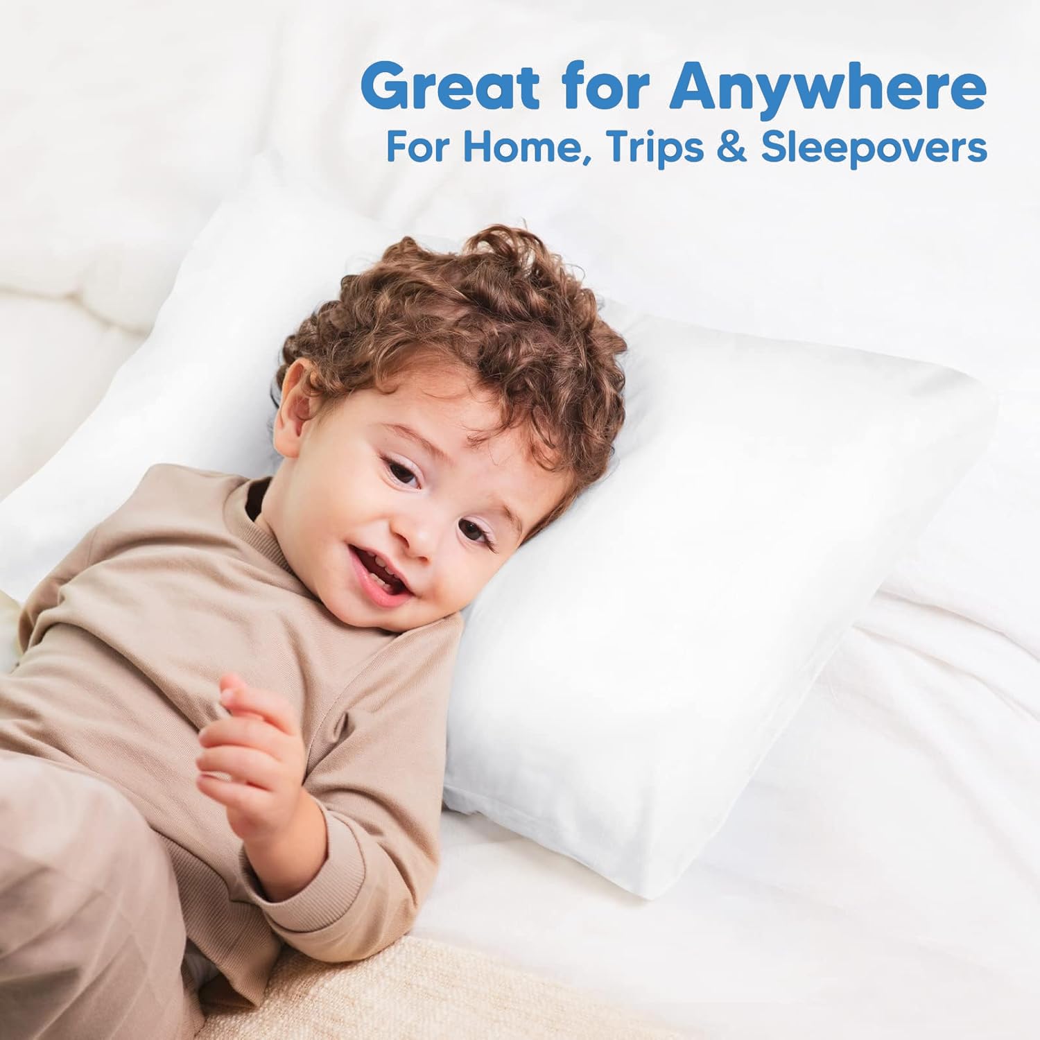 Comfort Beddings 2-pack pillowcase setup with clean white color