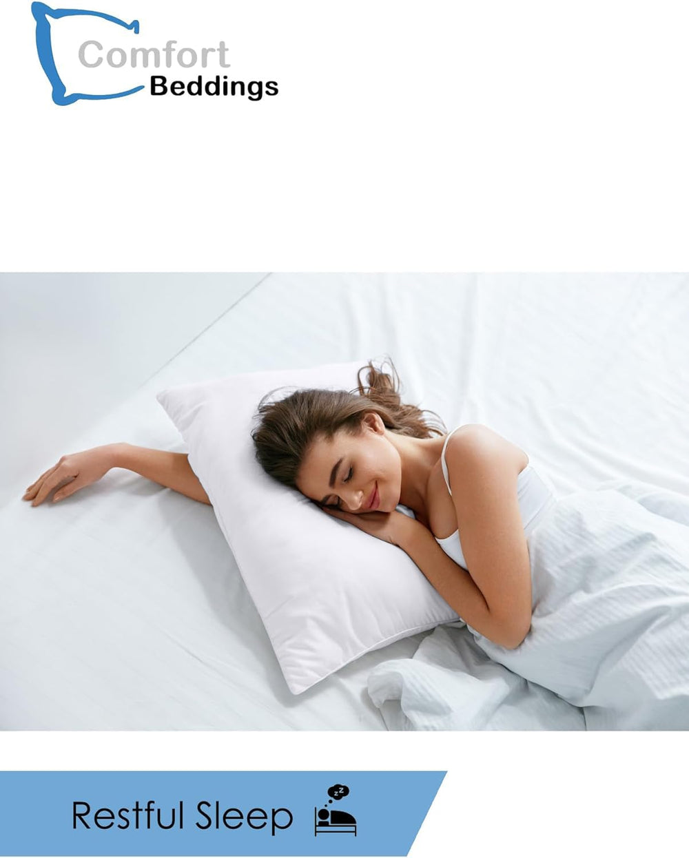 Comfort Beddings pillowcase showing durable stitching for daily use