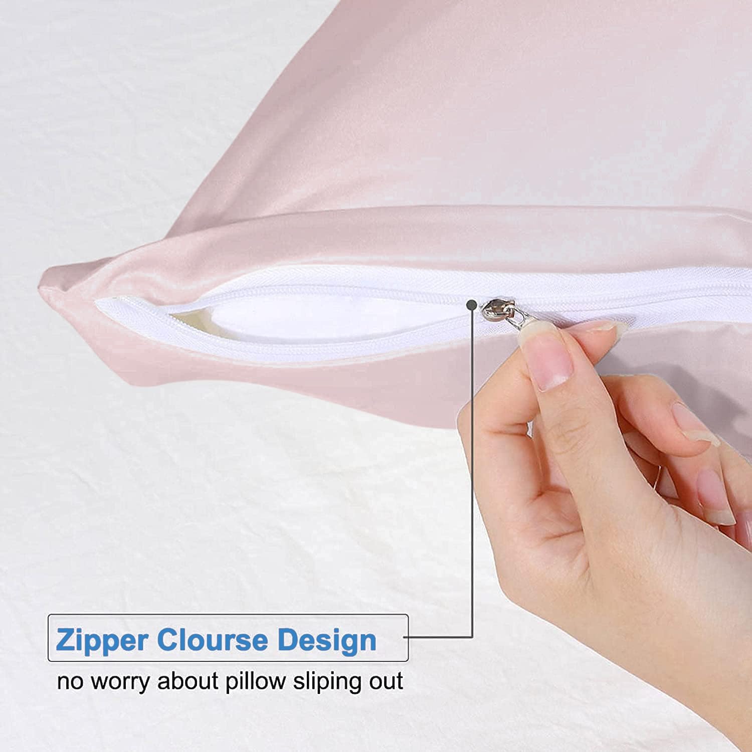 Comfort Beddings sateen weave pillowcase offers silky feel from cotton blend