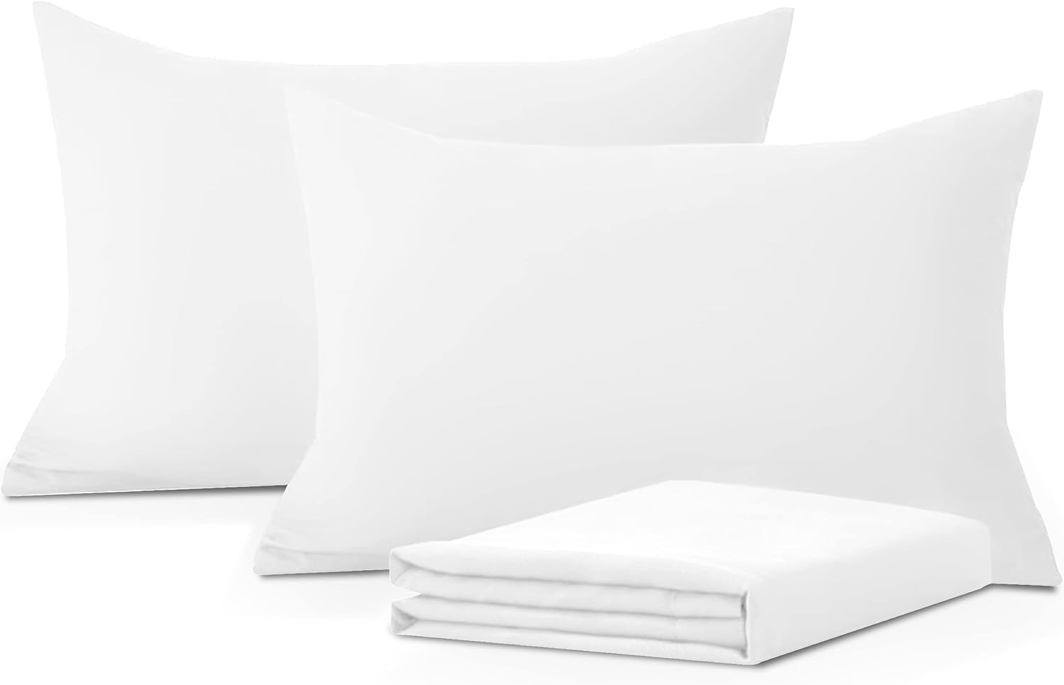 Comfort Beddings toddler pillowcase 14x20 flatlay showing ultra-soft cotton-poly blend for cozy naps