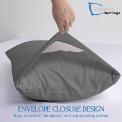 Stitched edges on Comfort Beddings youth pillowcase show durable quality.