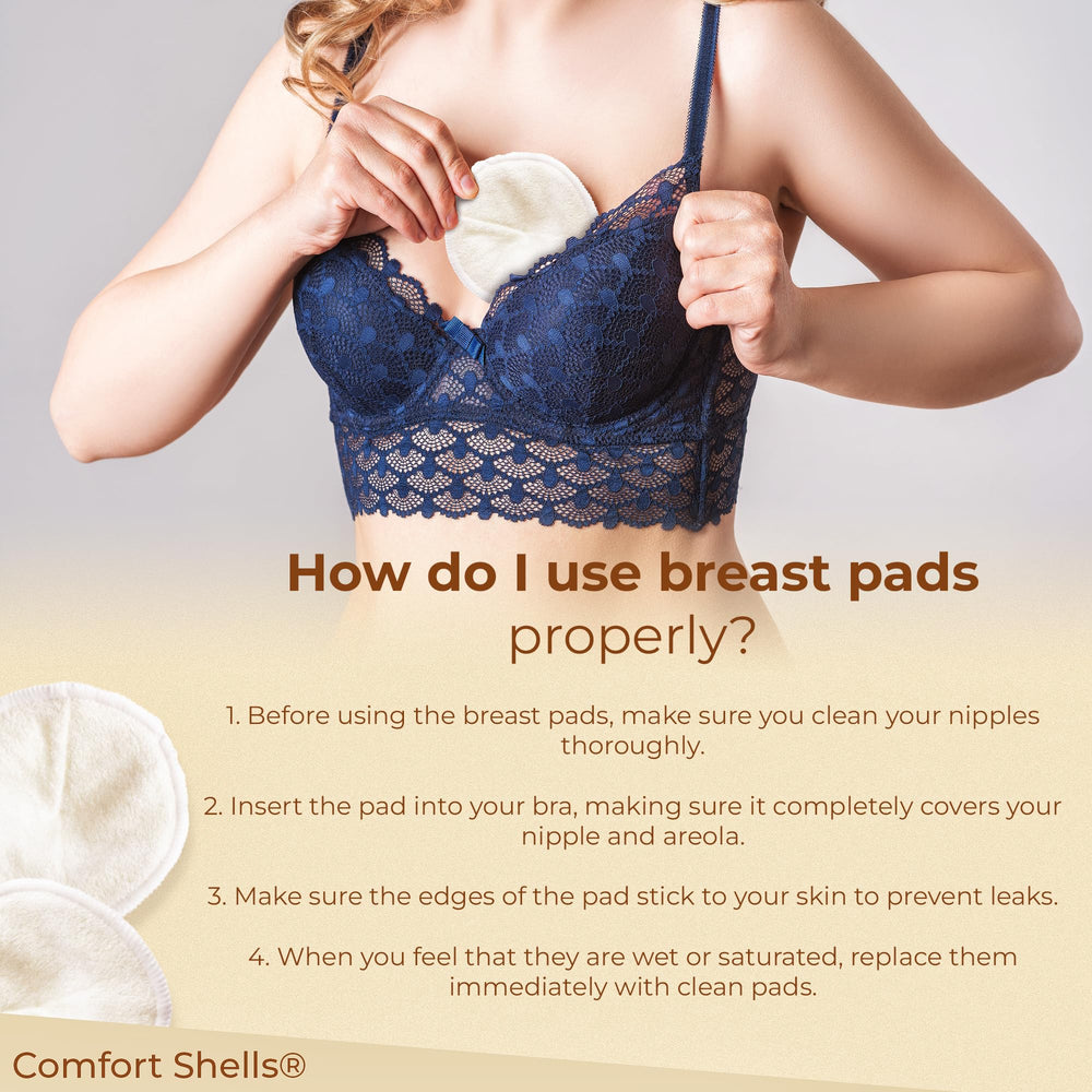 Comfort Shells complete set supports breastfeeding days with dry comfort.