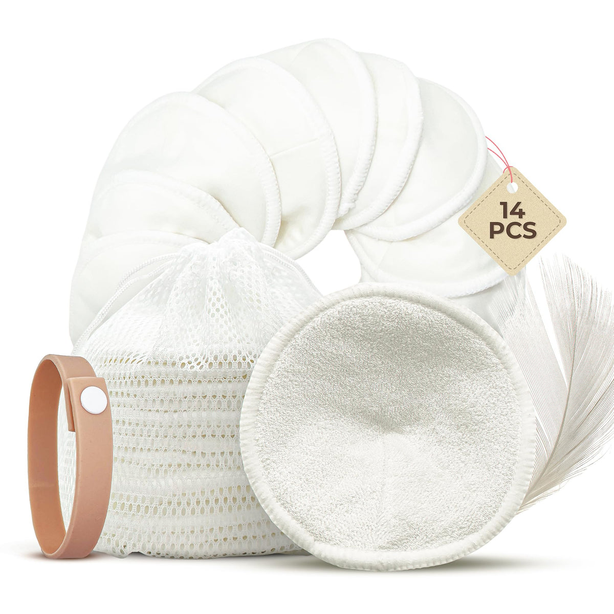 Comfort Shells reusable nursing pads with soft fabric for gentle all-day wear.