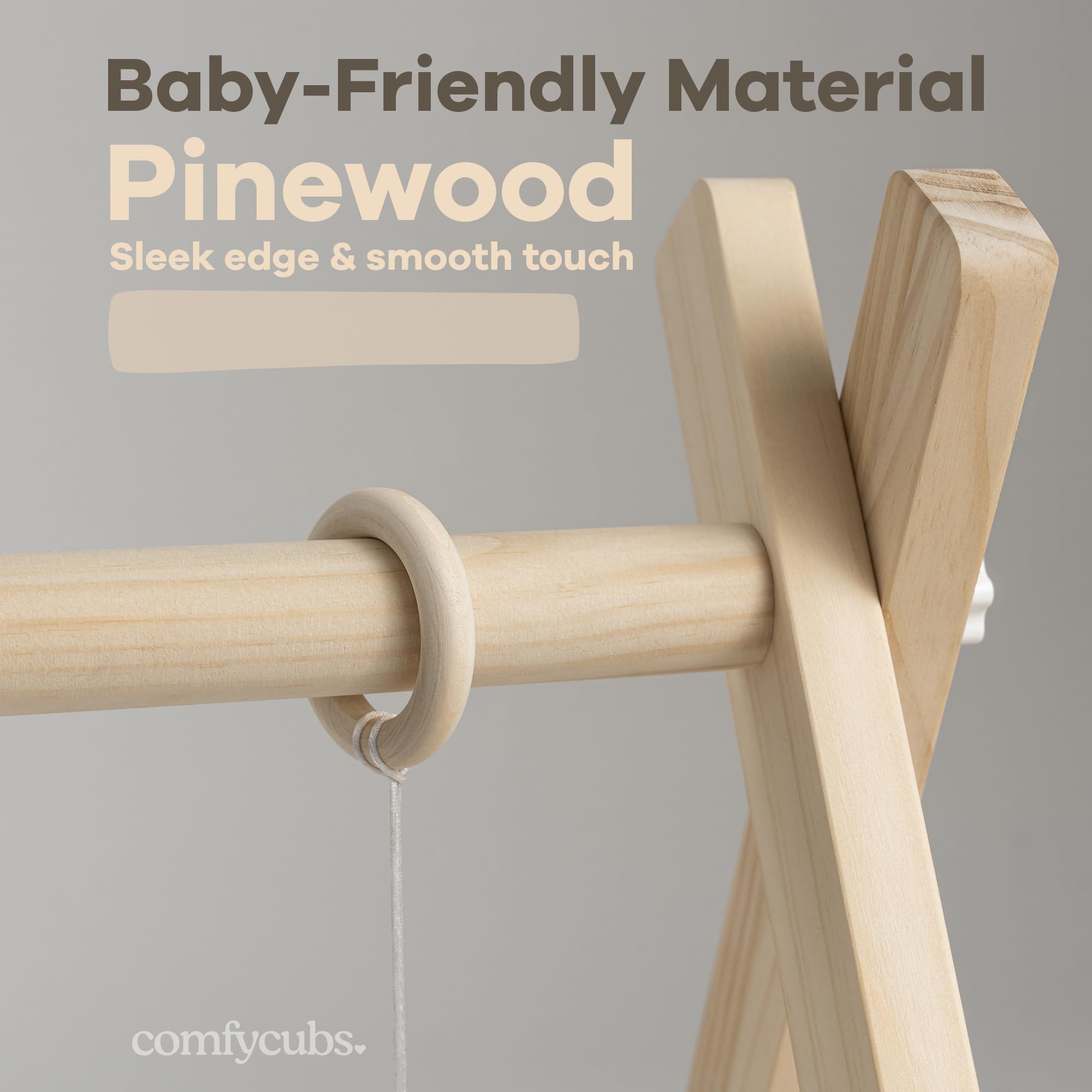 Comfy Cubs minimalist design elevates nursery aesthetics while offering a functional play space