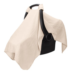 Comfy Cubs baby car seat cover showing soft, breathable fabric for infant comfort