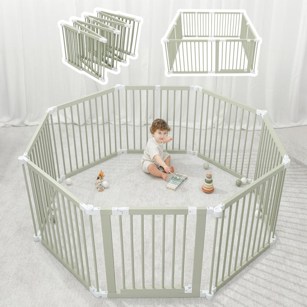 Comfy Cubs baby gate 57x57 frame ready for safe playtime.