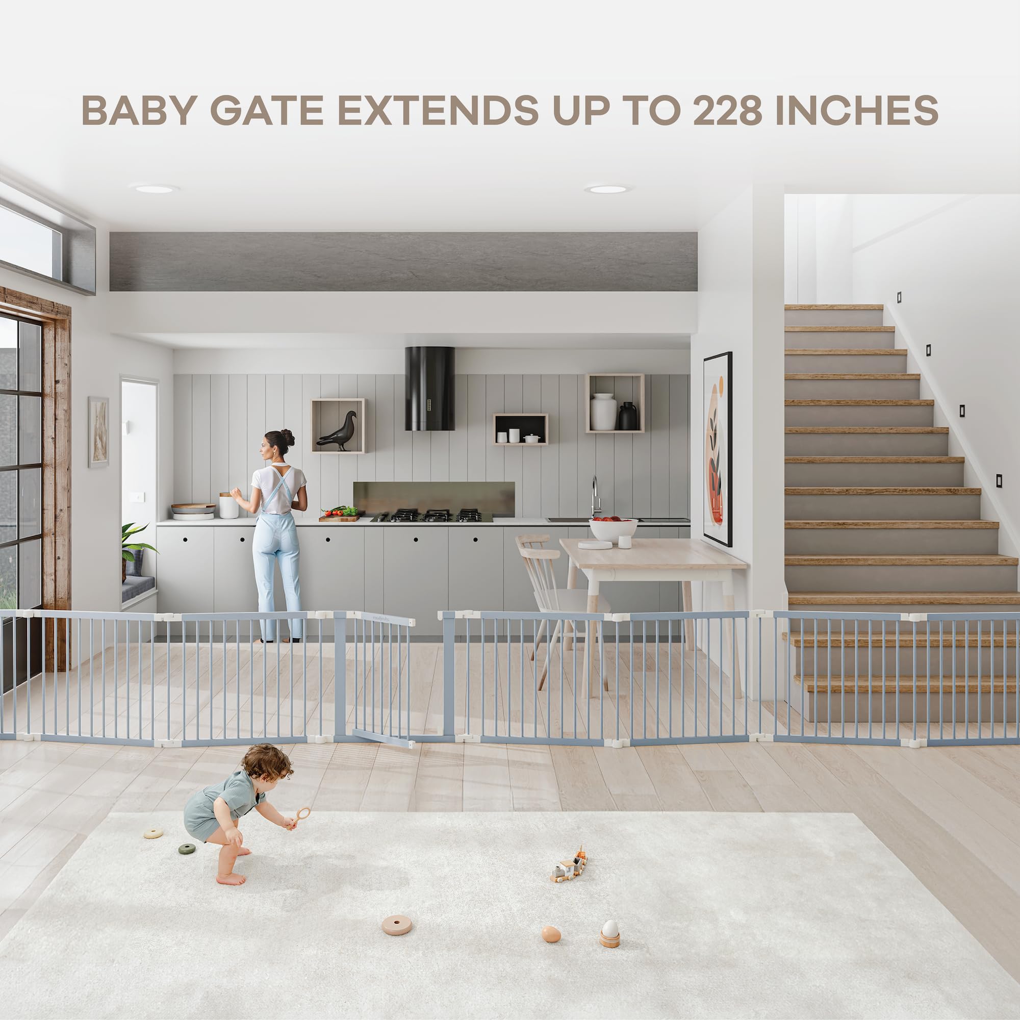 Comfy Cubs Pacific Blue finish adds stylish, family-friendly color.