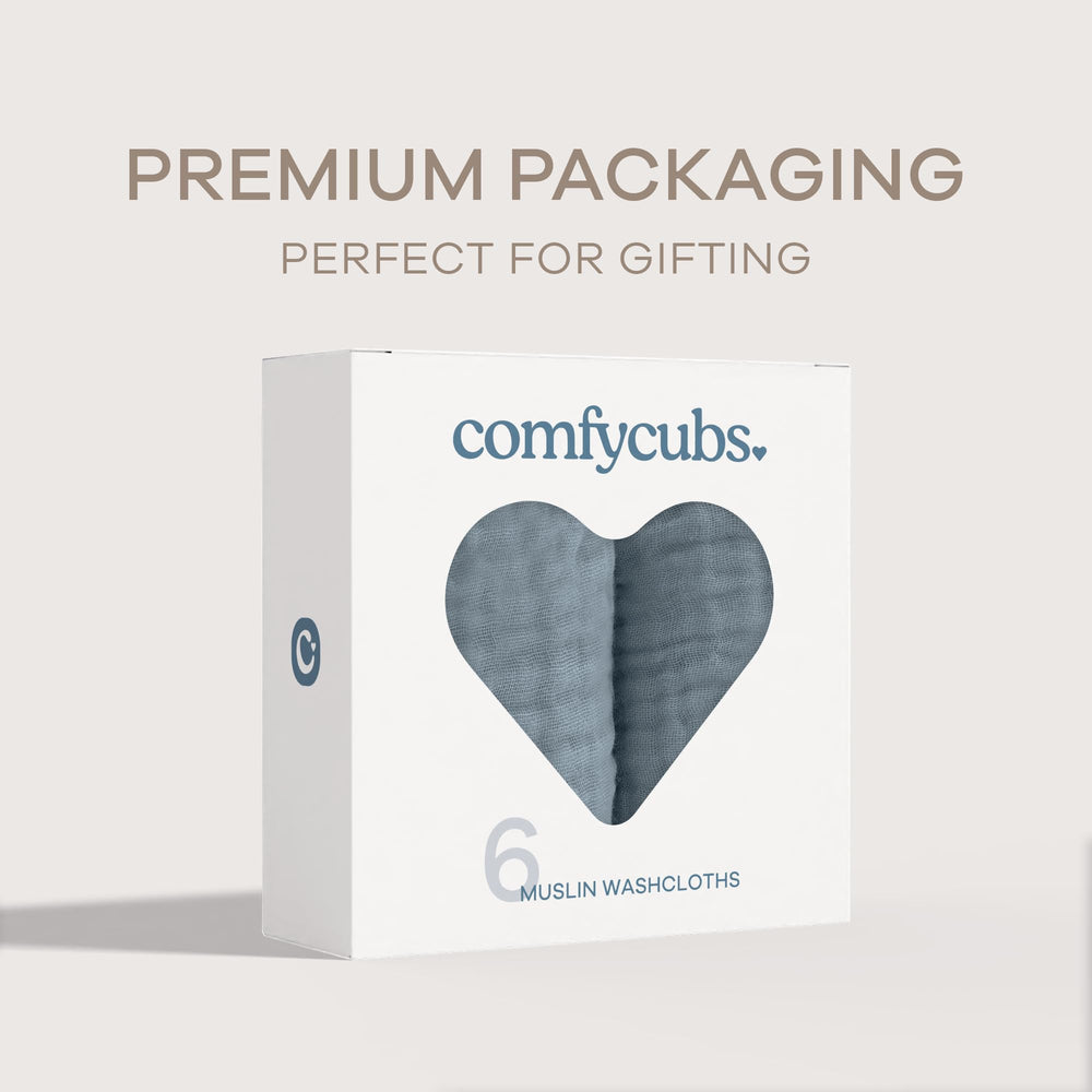 Comfy Cubs absorbent muslin cloths handle milk spills with ease.