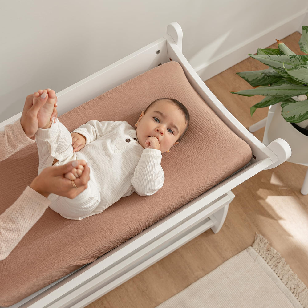 Comfy Cubs changing table simple assembly helps busy parents set up quickly