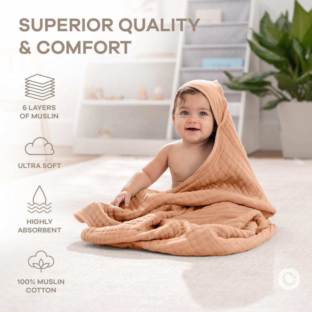 Comfy Cubs color options offer unisex towels in ten playful shades.
