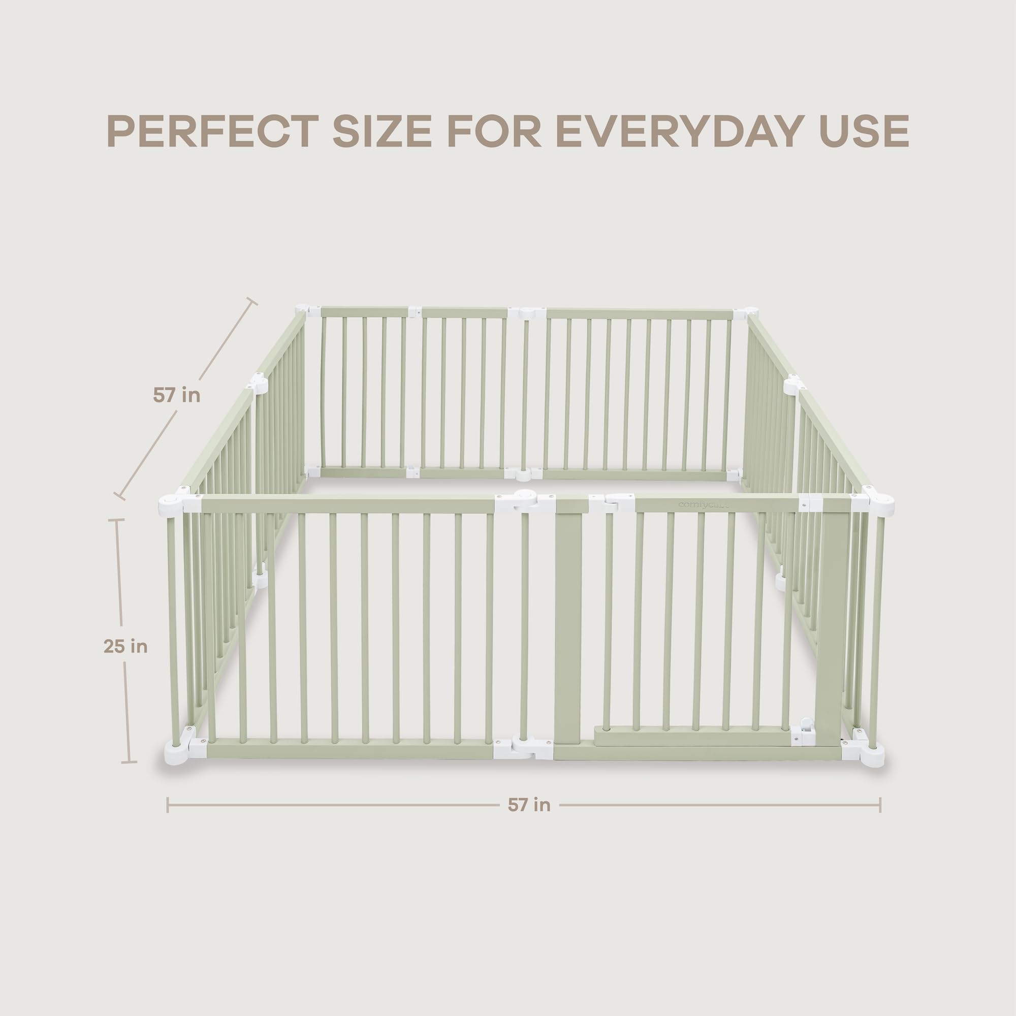 Comfy Cubs easy-assembly design saves setup time for busy families.