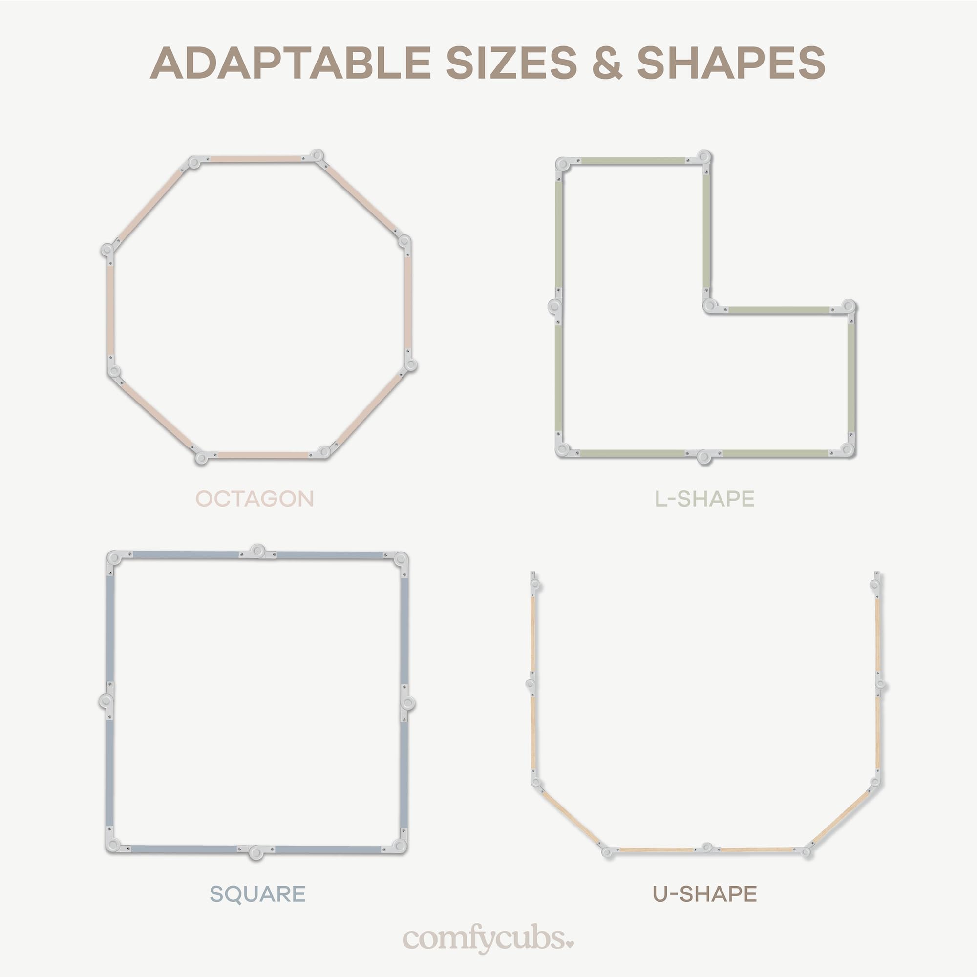 Comfy Cubs foldable design for easy storage and transport