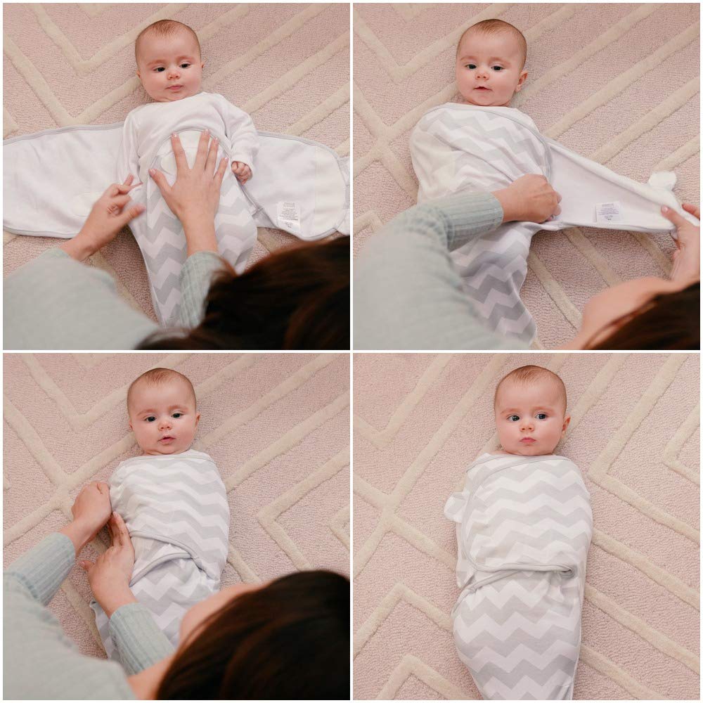 Comfy Cubs Gift Box Swaddle Set – perfect baby shower gift.