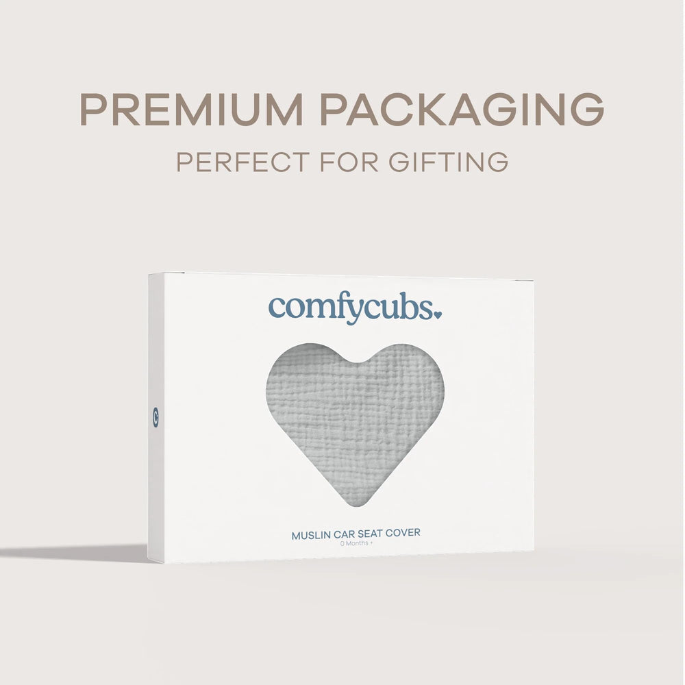 Comfy Cubs gift-ready packaging suitable for new baby gift-giving.