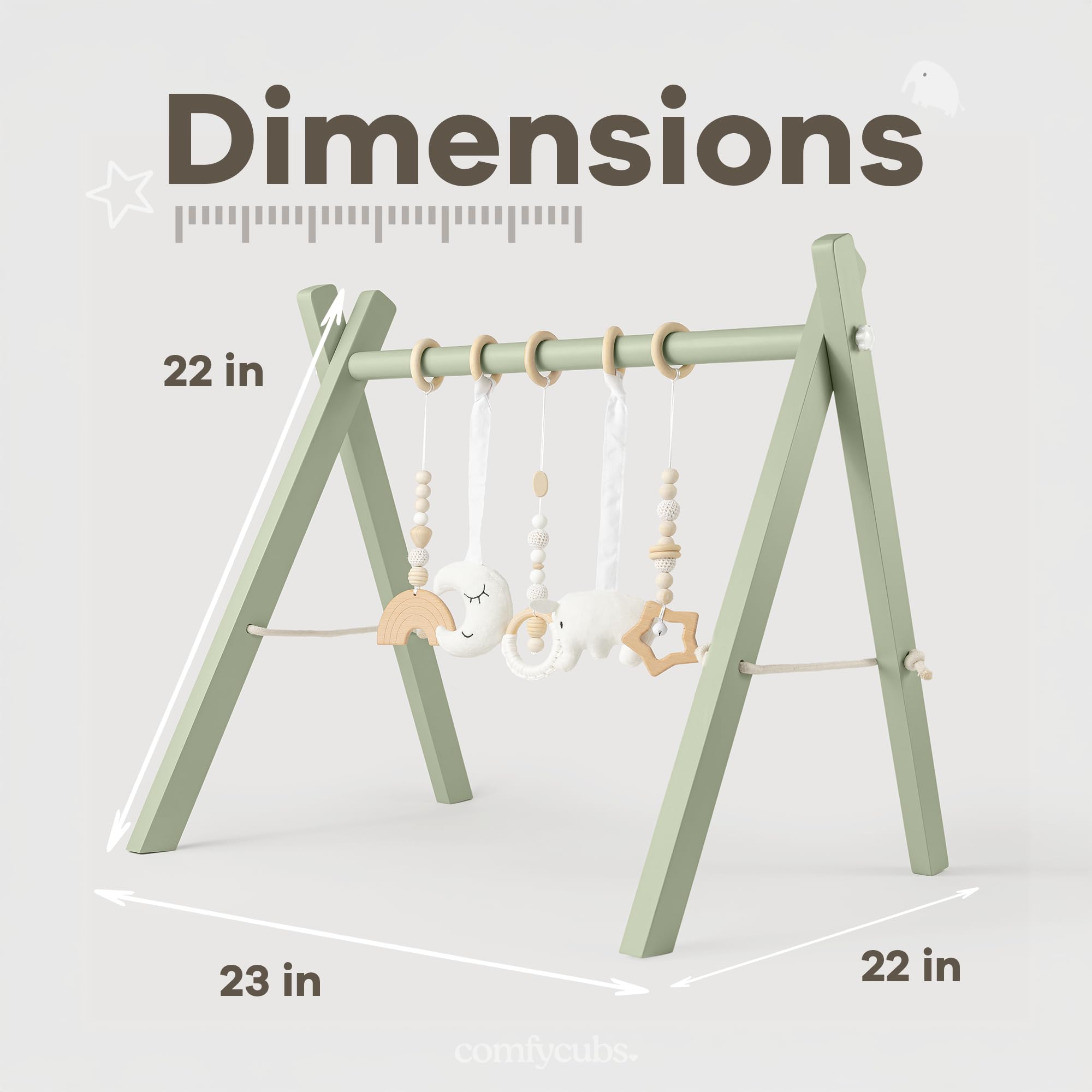 Montessori-inspired setup supports early visual attention and fine motor exploration.