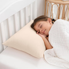 Comfy Cubs muslin pillowcase stays soft after washing.
